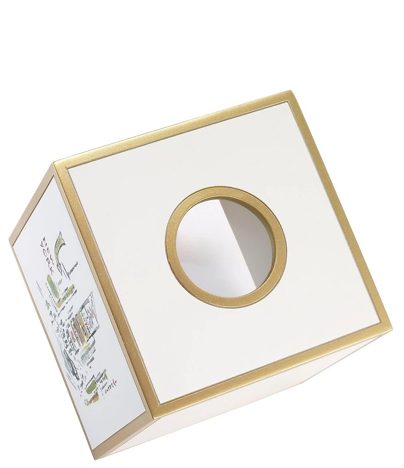 Avanti Linens x Nicole Miller City Girl Tissue Box Cover