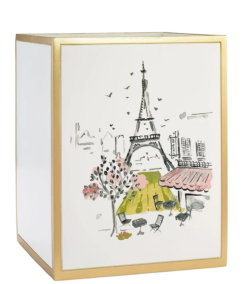 Avanti Linens x Nicole Miller City Girl Wastebasket