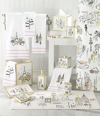 Avanti Linens x Nicole Miller City Girl Wastebasket