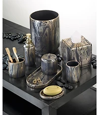 Avanti Linens x Nicole Miller Harper Wastebasket