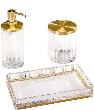Avanti Linens x Nicole Miller Louise 3-Piece Bath Accessories Set