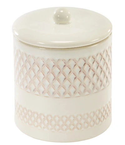 Avanti Linens x Nicole Miller Lyra Ceramic Covered Jar