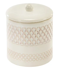 Avanti Linens x Nicole Miller Lyra Ceramic Covered Jar