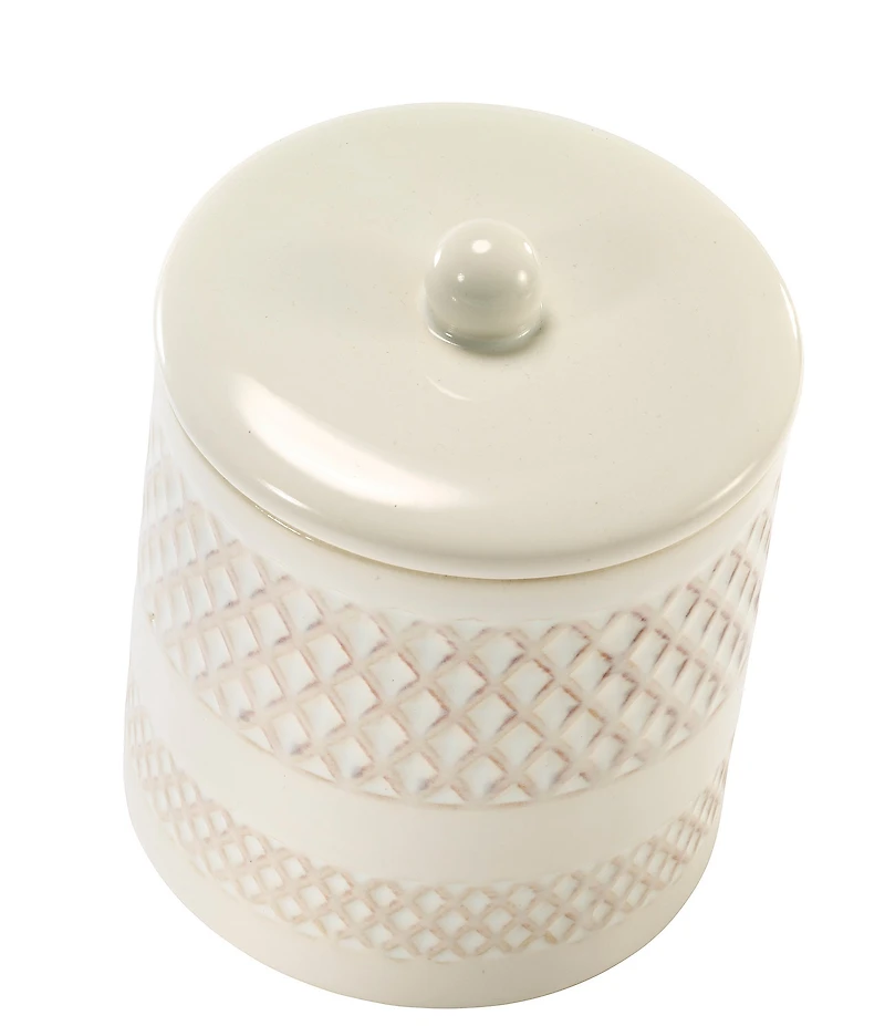 Avanti Linens x Nicole Miller Lyra Ceramic Covered Jar