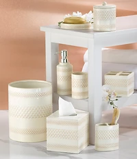 Avanti Linens x Nicole Miller Lyra Ceramic Covered Jar