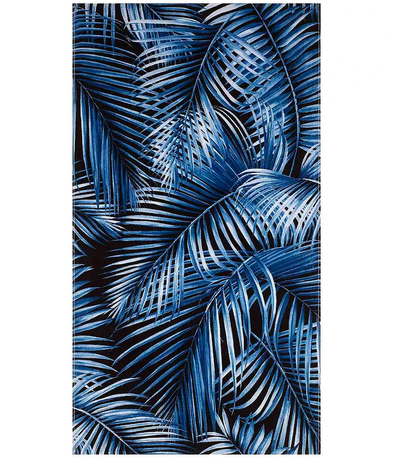 Avanti Linens x Nicole Miller Palm Azul Beach Towel