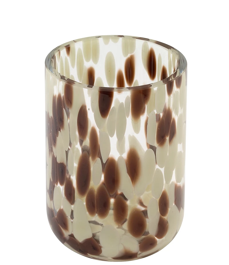 Avanti Linens x Nicole Miller Safari Print Glass 4-Piece Bath Accessory Set