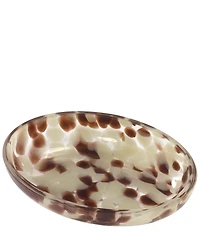 Avanti Linens x Nicole Miller Safari Print Glass 4-Piece Bath Accessory Set
