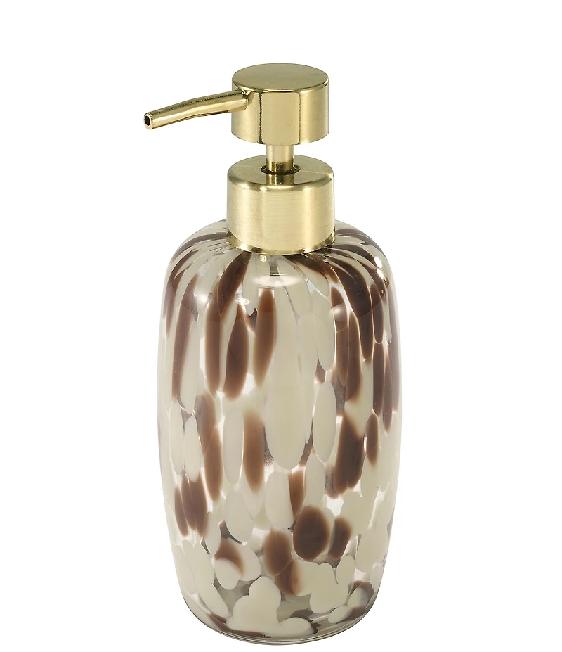 Avanti Linens x Nicole Miller Safari Print Toothbrush Holder & Lotion Dispenser Set
