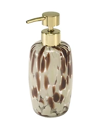 Avanti Linens x Nicole Miller Safari Print Toothbrush Holder & Lotion Dispenser Set