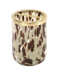 Avanti Linens x Nicole Miller Safari Print Toothbrush Holder & Lotion Dispenser Set
