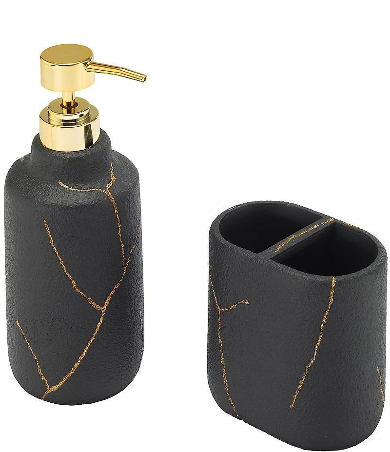 Avanti Linens x Nicole Miller Sydney 2-Piece Bath Accessory Set