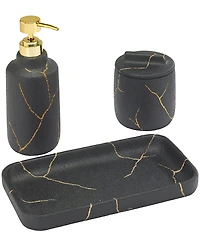 Avanti Linens x Nicole Miller Sydney 3-Piece Vanity Bath Accessory Set