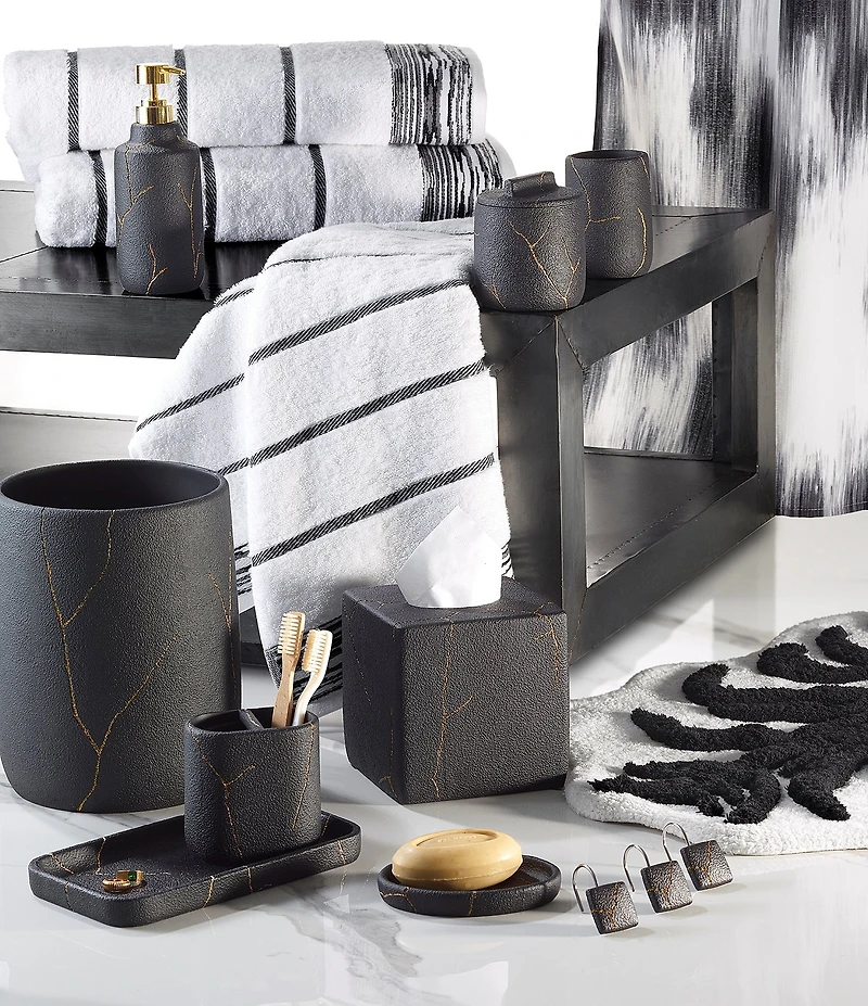 Avanti Linens x Nicole Miller Sydney Collection 4-Piece Bath Accessory Set