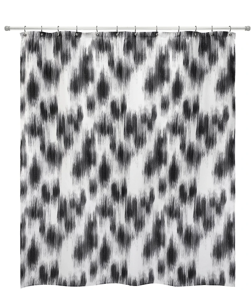 Avanti Linens x Nicole Miller Sydney Shower Curtain & Hooks Set