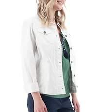 Aventura Arden V2 Point Collar Button Front Woven Twill Jacket