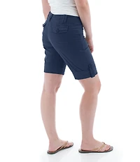 Aventura Arden V2 Organic Cotton Blend Twill Solid Bermuda Shorts