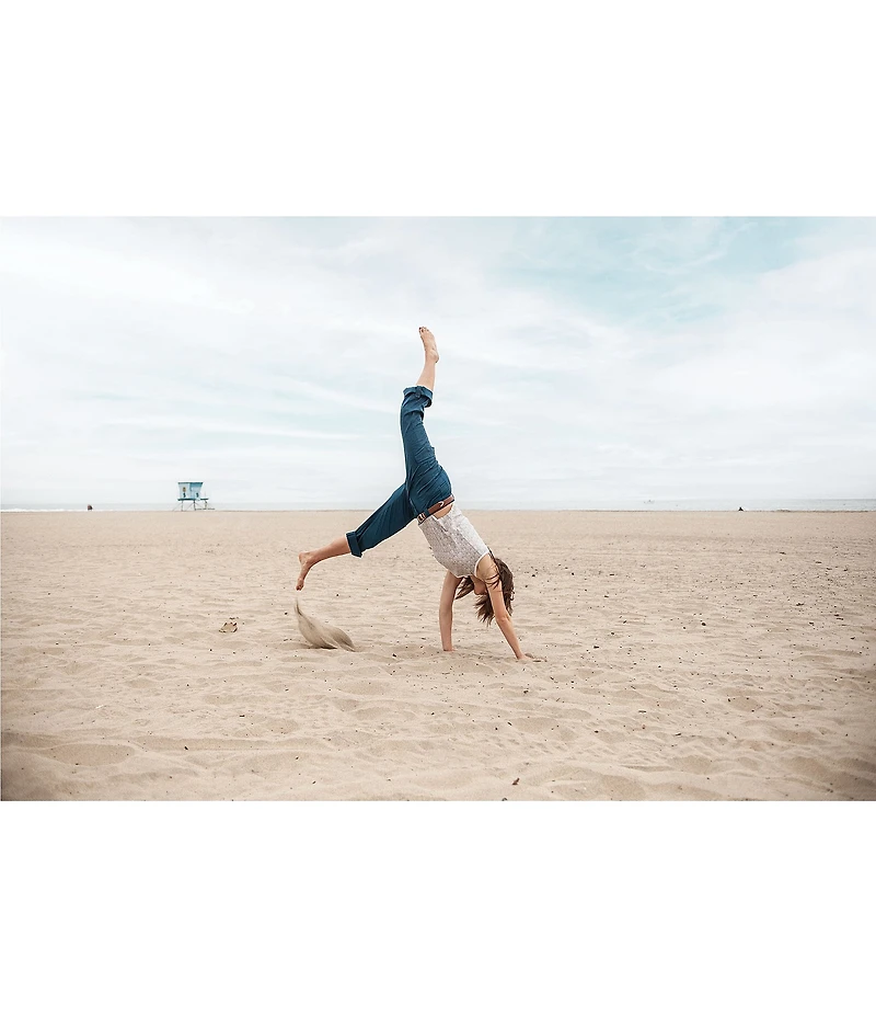 Aventura Arden Wide Leg Woven Twill Utility Pants