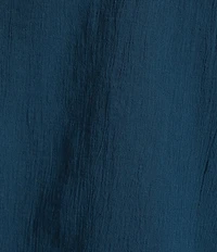 Aventura Beachcomber Organic Cotton Crepe Split V-Neck Long Sleeve Top