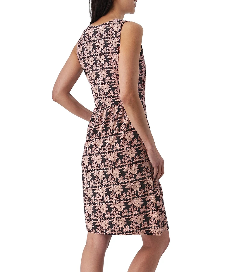 Aventura Cali Organic Cotton Scoop Neck Sleeveless Fit & Flare Dress