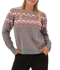 Aventura Candelpine Crew Neck Long Sleeve Knit Sweater