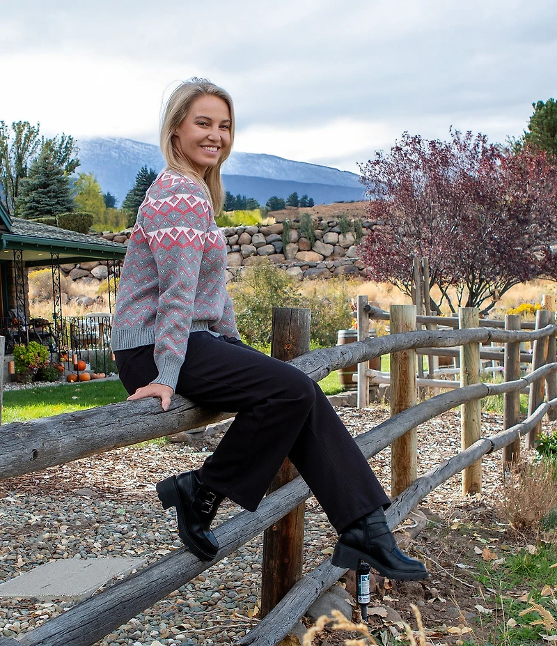 Aventura Candelpine Crew Neck Long Sleeve Knit Sweater