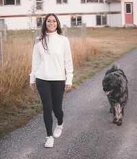 Aventura Dog Walker Ankle Length Fleece Lined Leggings