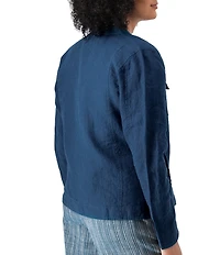 Aventura Leni Linen Long Sleeve Button Front Jacket