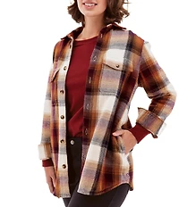 Aventura Overton Big Collared Long Sleeve Blanket Shirt