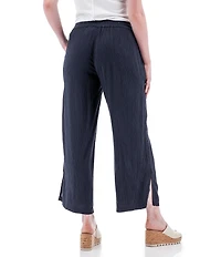 Aventura Sorrento Crepe Woven Wide Leg Crop Pants