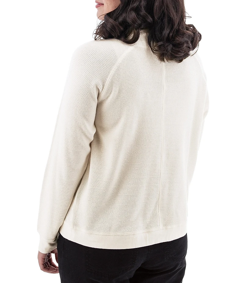 Aventura Tiffi Thermal Knit Cowl Neck Pullover