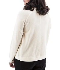 Aventura Tiffi Thermal Knit Cowl Neck Pullover