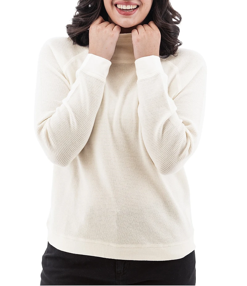 Aventura Tiffi Thermal Knit Cowl Neck Pullover