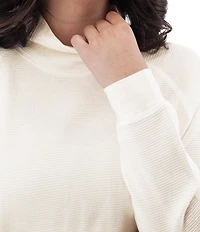 Aventura Tiffi Thermal Knit Cowl Neck Pullover