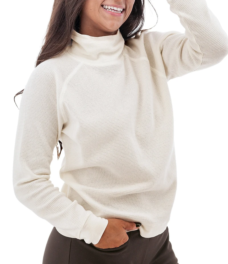 Aventura Tiffi Thermal Knit Cowl Neck Pullover