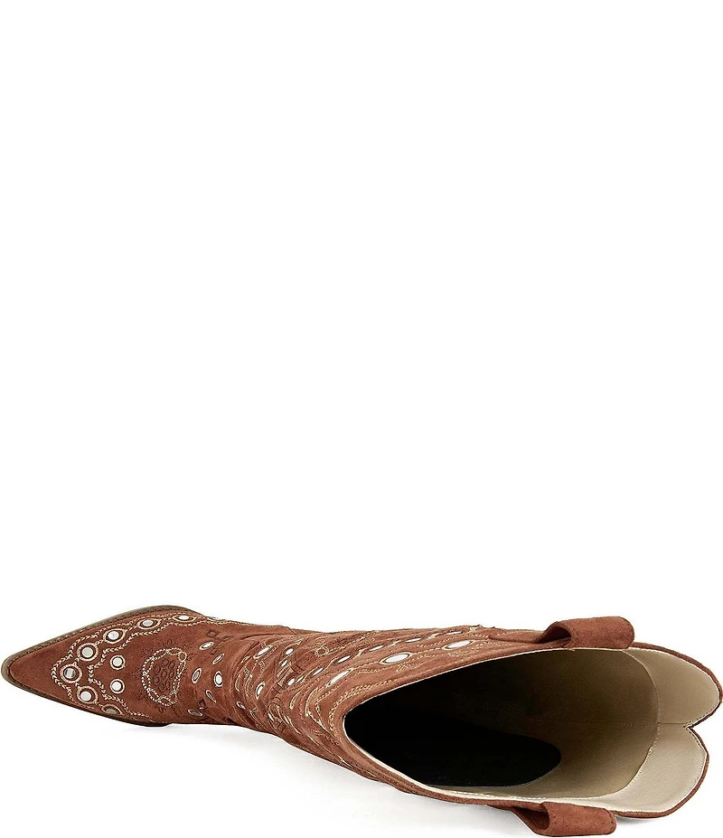 Azalea Wang Aamina Studded Tall Western Boots