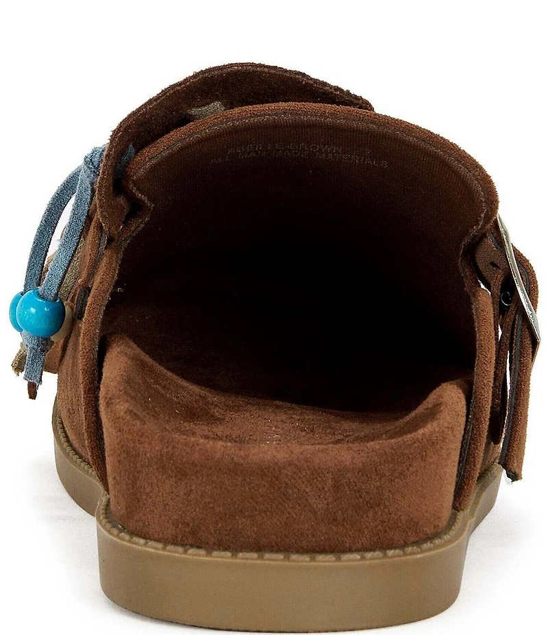 Azalea Wang Abeille Tassel Beaded Clogs