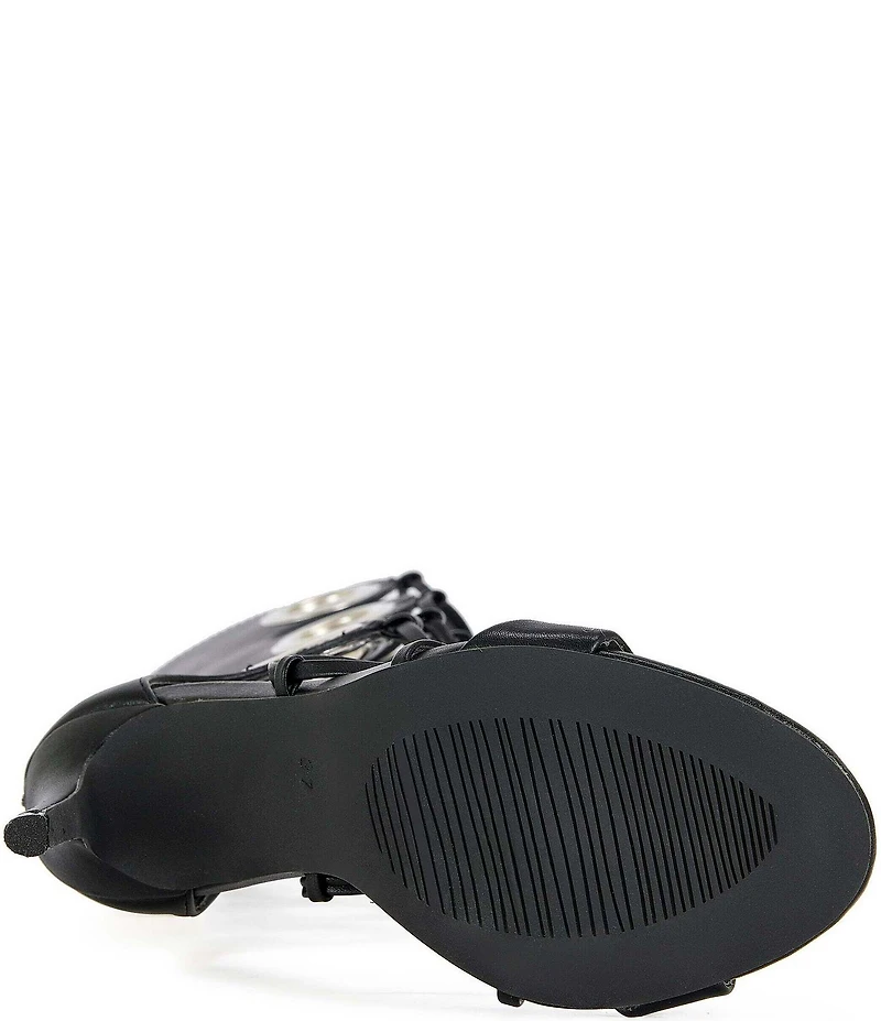 Azalea Wang Agathon Tall Shaft Lace Up Grommet Gladiator Sandals