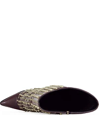 Azalea Wang Agustue Studded Foldover Tall Boots