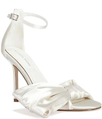 Azalea Wang Albena Ankle Strap Statement Bow Dress Sandals