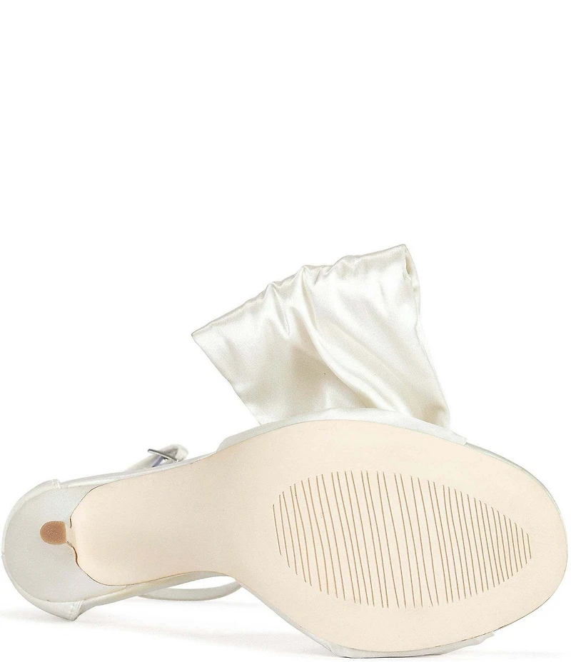 Azalea Wang Albena Ankle Strap Statement Bow Dress Sandals