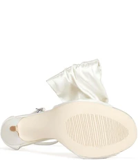 Azalea Wang Albena Ankle Strap Statement Bow Dress Sandals