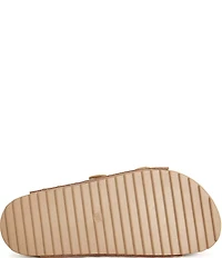 Azalea Wang Algedi Studded Grommet Platform Slide Sandals