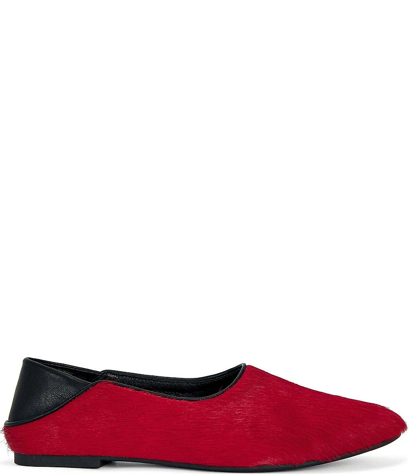 Azalea Wang Amaris Calf Hair Flats