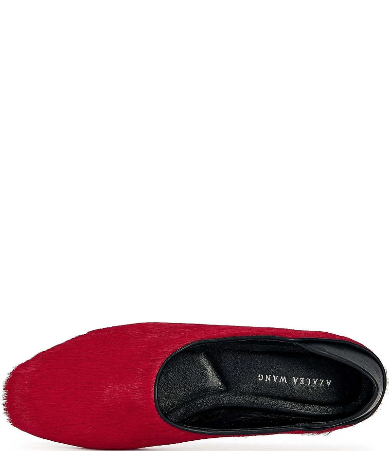 Azalea Wang Amaris Calf Hair Flats