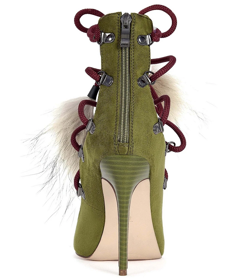 Azalea Wang Anita Lace Up Stiletto Dress Sandals