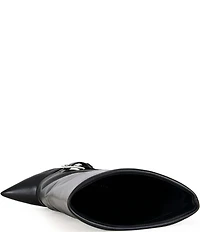 Azalea Wang Antonina Belted Fold Over Tall Boots