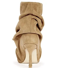 Azalea Wang Apex Slouch Shaft Peep Toe Booties