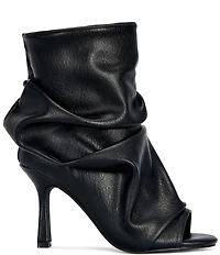 Azalea Wang Apex Slouch Shaft Peep Toe Booties