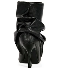 Azalea Wang Apex Slouch Shaft Peep Toe Booties